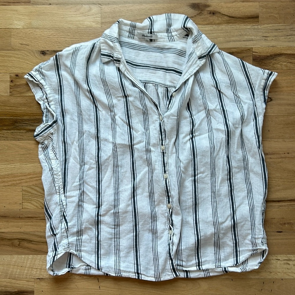 Madewell central button down shirt